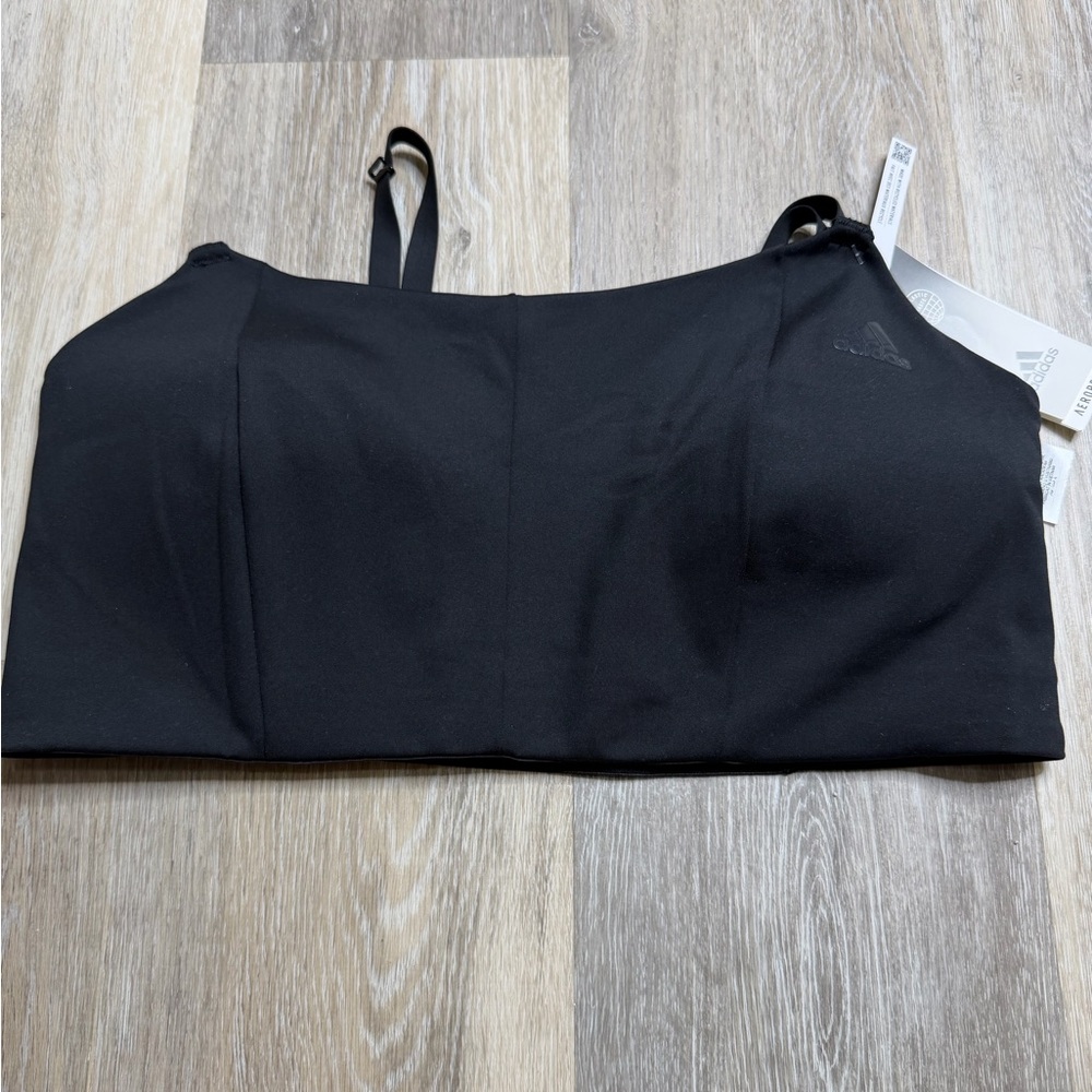 adidas Black Supportive Sports Bralette
